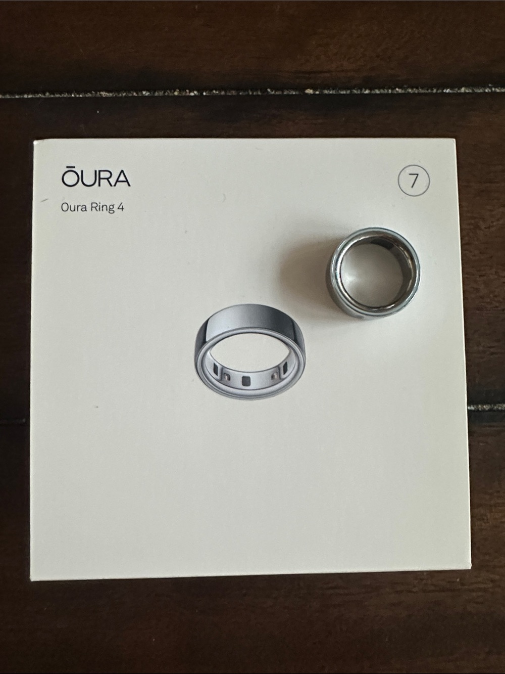 Oura Ring 4 - Silver Size 7